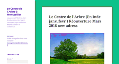 Desktop Screenshot of centredelarbre.fr
