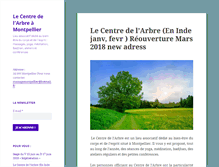 Tablet Screenshot of centredelarbre.fr
